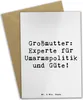 Mr. & Mrs. Panda Grußkarte Spruch Großmutter Liebe - Weiß - Produktbild-Vorschau 1