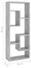 vidaXL Scaffale a muro grigio cemento 36x16x90 cm materiale Anteprima dell’immagine prodotto 10