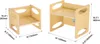 VEVOR Montessori-Tisch- und Stuhl-Satz, Holz, für Kinder Produktbild-Vorschau 8