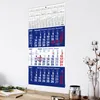 3 Monatskalender 2027 Wandkalender Blau Datumsschieber Produktbild-Vorschau 6