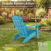 Krzesło COSTWAY Adirondack, odporne na warunki Podgląd zdjęcia produktu 5