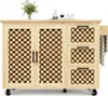 Kuchynský ostrov 120x75cm skladací servisný vozík s Náhľad obrázku produktu 9