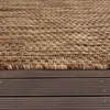 In & Outdoor Tapis Tissu plat uni moderne résistant aux Voir les images du produit 2
