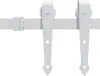 Vidaxl -Set di annessione per Schiebetür 200 cm Stahlweiß Anteprima dell’immagine prodotto 3