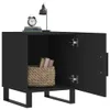 vidaXL Nachttische 2 Stk. Schwarz 40x40x50 cm Holzwerkstoff Produktbild-Vorschau 4
