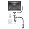 CECIPA MAX Edelstahl  Küchenspüle Edelstahlspüle 60×44cm, Produktbild-Vorschau 8