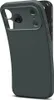 A dark green phone case is shown from a diagonal angle, with the inside of the case visible. Voir les images du produit