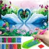 ARTULIO Diamond Painting Set - Verliebte Schwäne zwischen Produktbild-Vorschau 1