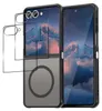 A product shot of a phone case and screen protectors for a Samsung Galaxy Z Flip. Produktbild-Vorschau