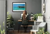 Bild 70x50 MDF-Rahmen Wandkunst Architektur Meerwasser Produktbild-Vorschau 3