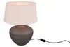 Lampada da tavolo LOU marrone-beige 1xE27x60W in tessuto, Anteprima dell’immagine prodotto 1