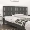 Bett-Kopfteil Grau 185,5x4x100 cm Massivholz Kiefer , Produktbild-Vorschau 1