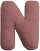Buchstabenkissen Buchstabe N rose, Höhe 29 cm, mit Produktbild-Vorschau 1