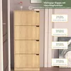 WAOHO Klappbare Schuhregale，Schuhschrank 4 Produktbild-Vorschau 6