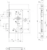 Panik-Einsteckschloss 1201 Fkt.D rd 24/65/72/9mm DIN R Produktbild-Vorschau 4