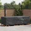 vidaXL Copridivano nero a tinta unita 270 x 110 x 70 cm Anteprima dell’immagine prodotto 2