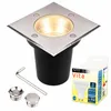 LED bodové svítidlo pro vestavbu do podlahy, patice GU10, Náhled obrázku produktu 1