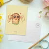 Mr. & Mrs. Panda Postkarte Spinne Agathe Sandwich - Gelb Produktbild-Vorschau 3