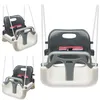 A collage of three images showing a baby swing from different angles. Produktbild-Vorschau