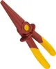 A pair of long nose pliers with red and yellow handles, isolated on a white background. Anteprima dell’immagine prodotto
