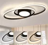 ZMH Plafoniera LED nera dimmerabile con telecomando per Anteprima dell’immagine prodotto 1