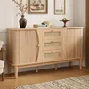 Mueble aparador STILVORA, estilo ratán, con puertas Vista previa de la imagen del producto 6