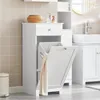 SoBuy BZR21-W Mobile da bagno Cassettone con cesto per la Anteprima dell’immagine prodotto 2