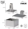 STONELINE® Anneaux à dessert Anneaux à dessert carrés Set 8 Voir les images du produit 2