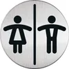 DURABLE PICTO piktogram ''WC dla Pa? i Panów'' Ø 83 mm, Podgląd zdjęcia produktu 1
