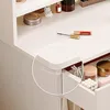 Toilette con specchio e cassetti bianca per il trucco Anteprima dell’immagine prodotto 5