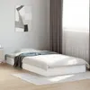 vidaXL Postel White 90x190 cm Dřevěný materiál Náhled obrázku produktu 2