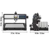 VEVOR CNC 3018 DIY gravírovací stroj Pro 300x180x45 mm, Náhled obrázku produktu 8