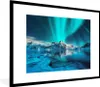 MuchoWow® MuchoWow® Gerahmtes Poster Nordlicht - Eis - Produktbild-Vorschau 1