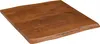 Tischplatte Baumkante Akazie nussbaumfarben 70 x 70 cm Produktbild-Vorschau 2