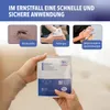 A person holding a product package with three smaller images above showing different uses of the product. Anteprima dell’immagine prodotto