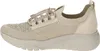 A side view of a beige sneaker. Produktbild-Vorschau