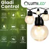 LUMILED Solar Lichterkette für Außen 7M 20x LED Lampen + 2 Produktbild-Vorschau 2