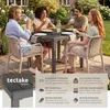 tectake® Aluminium Gartentisch Inca für 4-6 Personen, Produktbild-Vorschau 2