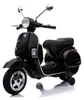 Elektrický skúter Vespa Piaggio PX150 čierny pre deti 12V 2 Náhľad obrázku produktu 2