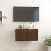 vidaXL TV-Wandschrank Braun Eiche 60x30x30 cm Holzwerkstoff Produktbild-Vorschau 2