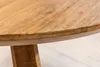 Close-up view of the edge of a round wooden table. Produktbild-Vorschau