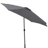 DEGAMO Marktschirm 300cm grau knickbar, mit Kurbel, Produktbild-Vorschau 2
