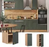 Hängeschrank Vicco Fame-Line Grün-Gold Landhaus 30 cm, Produktbild-Vorschau 2