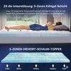 Surmatelas NicePlus avec couette en duvet, 160 x 200 x 7 Voir les images du produit 5