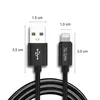 iPhone Ladekabel Daten USB Kabel iPhone 5 6 7 8 X XR 11 12 Produktbild-Vorschau 2