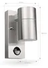 Ledvion LED Wandlampe Mit Sensor GU10 Fassung IP44 Grau Produktbild-Vorschau 6
