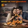 Extralink heteluchtfriteuse, 5,2 liter, 1600W, met Productafbeelding-voorbeeld 4