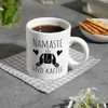 Namasté und Kaffee Kaffeebecher mit entspannendem Motiv Produktbild-Vorschau 8