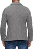 Reslad Herren Strick Sakko Blazer Strick-Jacke RS-1421 Grau Produktbild-Vorschau 2