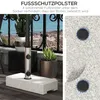 Outsunny Sonnenschirmständer 25kg Ständer für Halbrund Produktbild-Vorschau 6